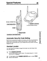 Preview for 43 page of Panasonic KX-TG2553F Operating Instructions Manual