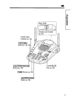 Предварительный просмотр 7 страницы Panasonic KX-TG2562W User Manual