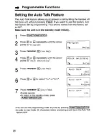 Предварительный просмотр 18 страницы Panasonic KX-TG2562W User Manual