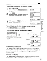 Предварительный просмотр 21 страницы Panasonic KX-TG2562W User Manual