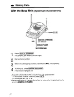 Предварительный просмотр 22 страницы Panasonic KX-TG2562W User Manual