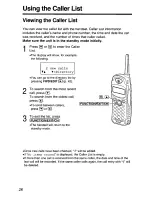 Предварительный просмотр 28 страницы Panasonic KX-TG2562W User Manual