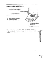 Предварительный просмотр 37 страницы Panasonic KX-TG2562W User Manual