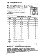 Предварительный просмотр 40 страницы Panasonic KX-TG2562W User Manual