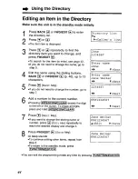 Предварительный просмотр 44 страницы Panasonic KX-TG2562W User Manual