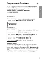 Preview for 17 page of Panasonic KX-TG2563 Operating Instructions Manual