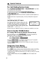 Preview for 52 page of Panasonic KX-TG2563 Operating Instructions Manual