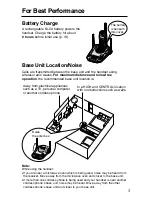 Preview for 3 page of Panasonic KX-TG2563B Operating Instructions Manual