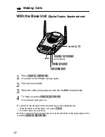 Preview for 22 page of Panasonic KX-TG2563B Operating Instructions Manual