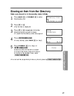 Preview for 45 page of Panasonic KX-TG2563B Operating Instructions Manual