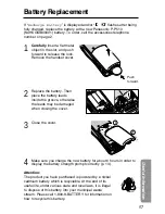 Preview for 57 page of Panasonic KX-TG2563B Operating Instructions Manual