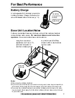 Preview for 3 page of Panasonic KX-TG2564S Operating Instructions Manual