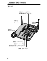 Preview for 6 page of Panasonic KX-TG2564S Operating Instructions Manual