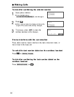 Preview for 24 page of Panasonic KX-TG2564S Operating Instructions Manual