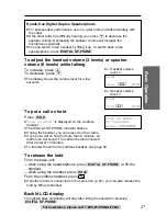 Preview for 27 page of Panasonic KX-TG2564S Operating Instructions Manual