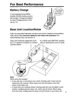 Предварительный просмотр 3 страницы Panasonic KX-TG2570 User Manual