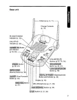 Предварительный просмотр 7 страницы Panasonic KX-TG2570 User Manual