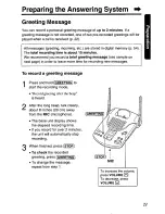 Предварительный просмотр 21 страницы Panasonic KX-TG2570 User Manual