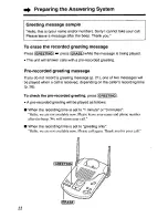 Предварительный просмотр 22 страницы Panasonic KX-TG2570 User Manual