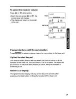 Предварительный просмотр 29 страницы Panasonic KX-TG2570 User Manual