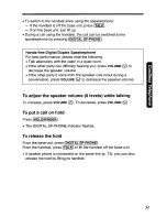 Предварительный просмотр 31 страницы Panasonic KX-TG2570 User Manual