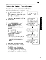 Предварительный просмотр 37 страницы Panasonic KX-TG2570 User Manual