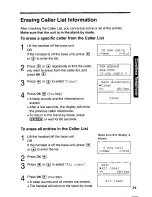 Предварительный просмотр 39 страницы Panasonic KX-TG2570 User Manual