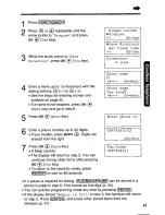 Предварительный просмотр 41 страницы Panasonic KX-TG2570 User Manual