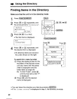 Предварительный просмотр 44 страницы Panasonic KX-TG2570 User Manual