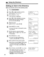 Предварительный просмотр 46 страницы Panasonic KX-TG2570 User Manual