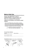 Preview for 2 page of Panasonic KX-TG2570B Operating Instructions Manual