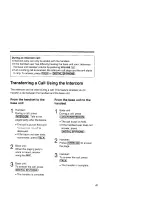 Preview for 49 page of Panasonic KX-TG2570B Operating Instructions Manual