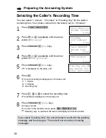 Предварительный просмотр 26 страницы Panasonic KX-TG2581ALS, KX-TG2581NZS Operating Instructions Manual