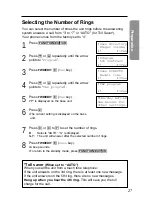 Предварительный просмотр 27 страницы Panasonic KX-TG2581ALS, KX-TG2581NZS Operating Instructions Manual