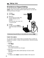 Предварительный просмотр 28 страницы Panasonic KX-TG2583ALB Operating Instructions Manual