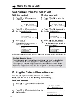 Предварительный просмотр 34 страницы Panasonic KX-TG2583ALB Operating Instructions Manual