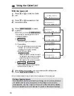 Предварительный просмотр 36 страницы Panasonic KX-TG2583ALB Operating Instructions Manual