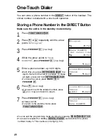 Предварительный просмотр 40 страницы Panasonic KX-TG2583ALB Operating Instructions Manual