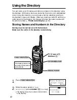 Предварительный просмотр 42 страницы Panasonic KX-TG2583ALB Operating Instructions Manual