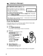 Предварительный просмотр 58 страницы Panasonic KX-TG2583ALB Operating Instructions Manual