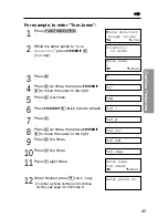 Preview for 45 page of Panasonic KX-TG2583ALS Operating Instructions Manual