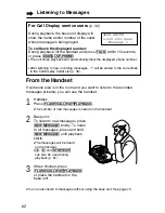 Preview for 62 page of Panasonic KX-TG2583CB Operating Instructions Manual