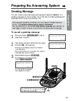 Preview for 19 page of Panasonic KX-TG2583PW Operating Instructions Manual