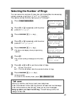 Preview for 25 page of Panasonic KX-TG2583PW Operating Instructions Manual