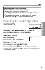 Preview for 29 page of Panasonic KX-TG2583PW Operating Instructions Manual