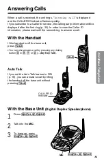 Preview for 31 page of Panasonic KX-TG2583PW Operating Instructions Manual