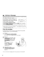 Preview for 58 page of Panasonic KX-TG2583S Operating Instructions Manual