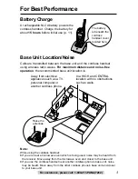 Preview for 3 page of Panasonic KX-TG2584 Operating Instructions Manual