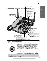 Preview for 7 page of Panasonic KX-TG2584 Operating Instructions Manual