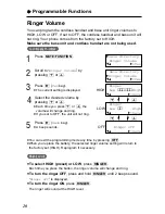 Preview for 20 page of Panasonic KX-TG2584 Operating Instructions Manual